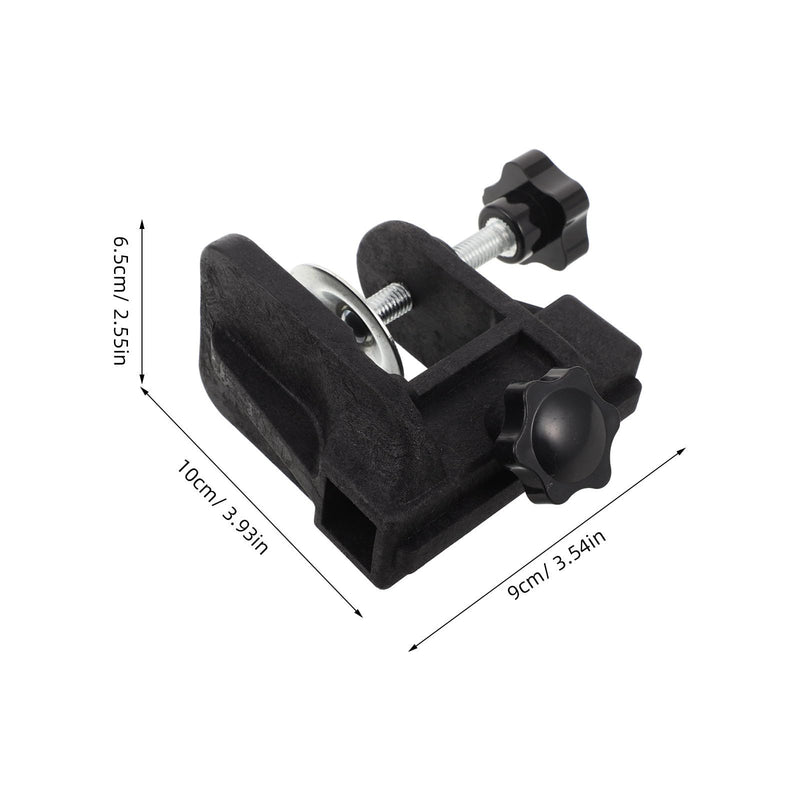 GLEAVI Black Pet Grooming Iron Clips for Cat Grooming, 2 Pieces, for Improved Stability and Space Optimization, for Grooming Table Arms, for Salon and Home Use