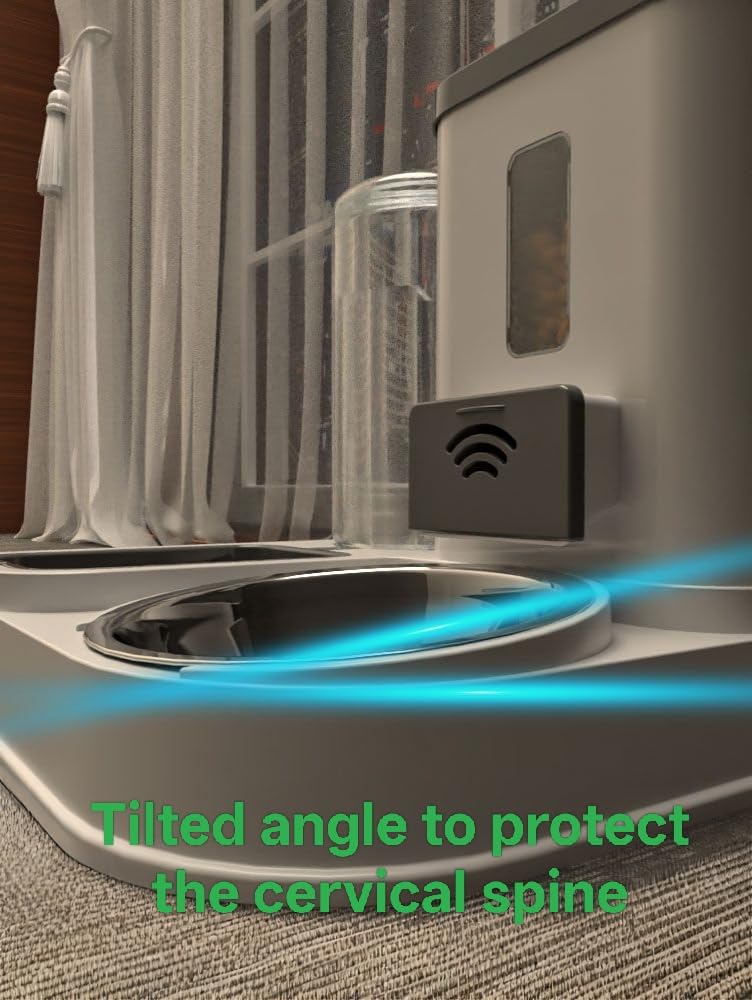 Automatic Cat and Dog Feeder and Water Dispenser Green Eco-Friendly Gravity Feeder and Water Set with Pet Bowl for Small to Medium Dogs Puppies and Kittens - PawsPlanet Australia