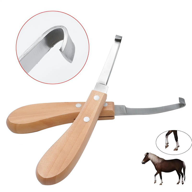 Hoof Knife Knife Sharpener Stainless Steel Farrier Knife For Horse Shoes Hoof Knife For Horses Hoof Pick Knife Bot Fly Knife For Horses Horse Hoof Knife With Hoof Knife Sharpener Cutter Knife