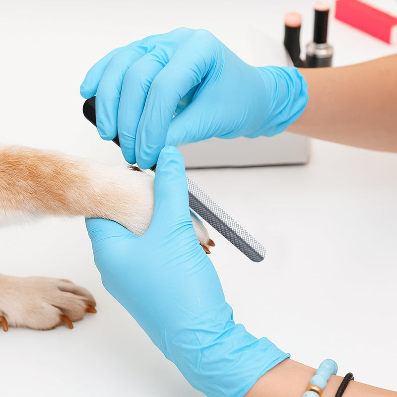 VIWIK Dog Nail Trimmers for Large Medium Dogs, Cats, Professional Dog Nail Clippers with File Quick Sensor & Safety Guard to Avoid Overcutting, Pet Claw Paw Clipper for Grooming with Toenail File Blue - PawsPlanet Australia