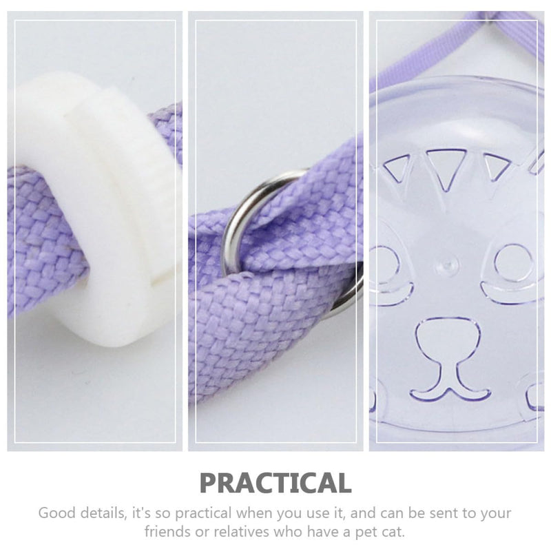 Abaodam cat muzzle and vet visits for bathing made of PP. Adjustable bite guard to prevent biting and meowing for pets.