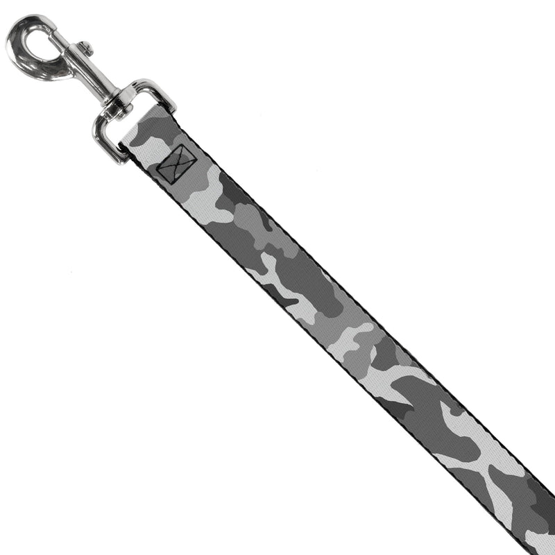 Buckle-Down Pet Leash - Camo White - 6 Feet Long - 1" Wide - PawsPlanet Australia