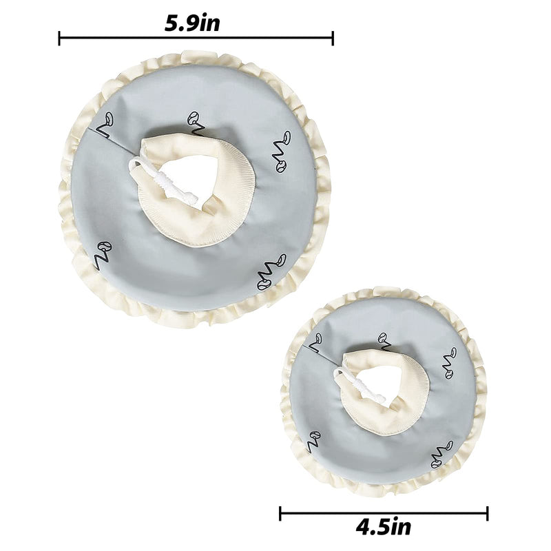 Hamster Cone Recovery Collar After Injury Anti-Lick Anti-bite Pet Protection Collar for Small Animal Elizabethan Collar for Rabbit Guinea Pigs Rats Ferret Squrrel (S, Blue) - PawsPlanet Australia