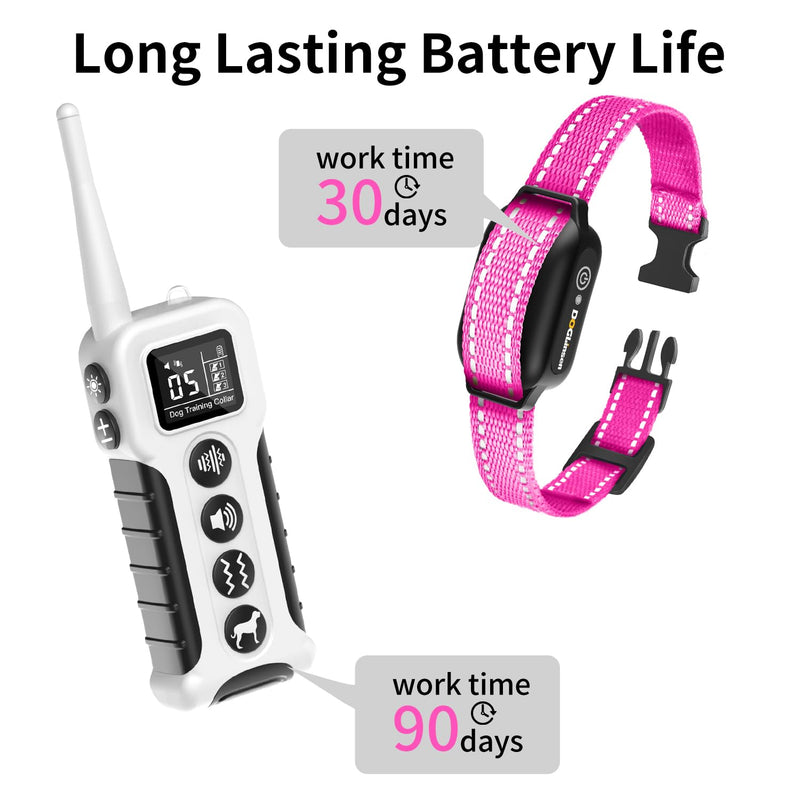 No Shock Dog Training Collar with Remote 3300ft Range, Vibrating Dog Collar, Vibration Collar for Small Medium Large Dogs, 9 Style Tones and Vibration Collar - PawsPlanet Australia
