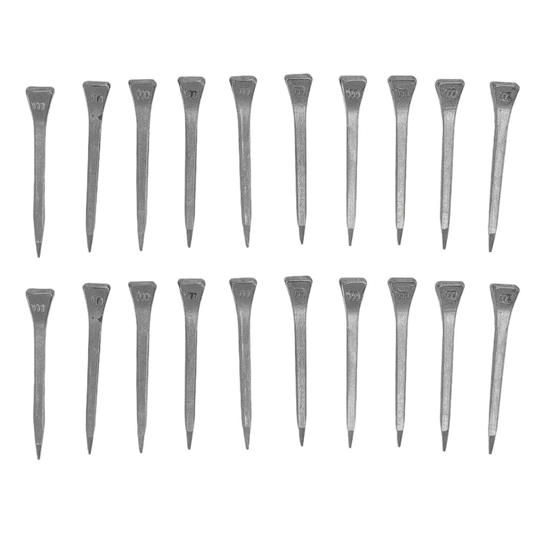 TOPINCN 250pcs Horseshoe Nails, 41mm/1.6in Horseshoe Nails High Tensile Strength Good Elasticity Crafted Steel Horse Shoes Nails Horseshoe Tools(FJ0RACE) - PawsPlanet Australia