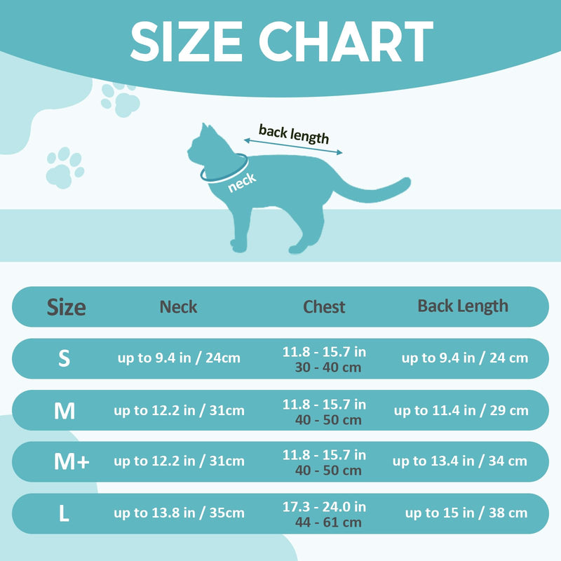 Avont Cat Recovery Suit - Post-Surgery Onesie for Cats, Alternative to Cone of Shame, Protective Spay Suit for Female Kitten, Ideal for Healing and Skin Conditions -Orange(S) Orange Small - PawsPlanet Australia