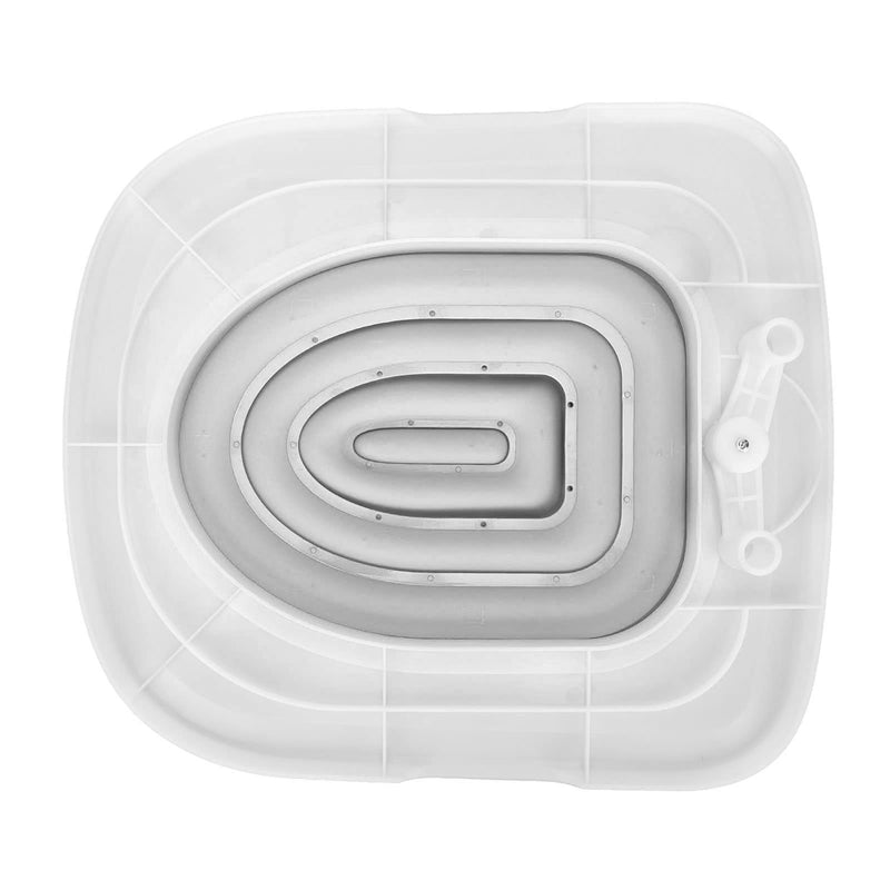Cat Toilet Training Kit, Professional Universal Hygienic Pet Supply with Grey Tray for Puppy Small Pet White Tray, 1 Gray Inner Support - PawsPlanet Australia