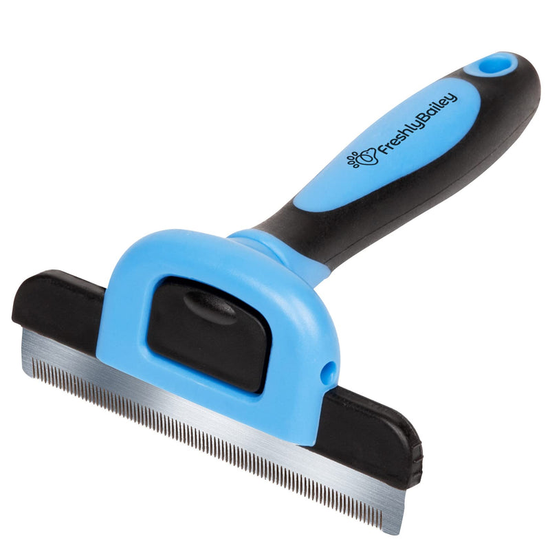 Deshedding Tool For Short Hair - Self Cleaning Slicker Brush - Pet Comb For Cats and Dogs - PawsPlanet Australia