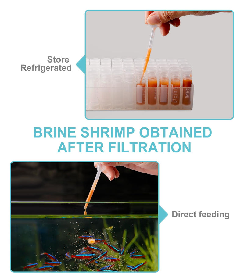Aquarium Baby Brine Shrimp Sieve net (80 mesh +200 mesh Simple kit) - PawsPlanet Australia