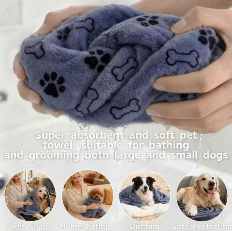 3PCS Dog Bath Supplies,Dog Bath Brush | Dog Washing Gloves | Dog Towel 40'' X 23.6'',Super Absorbent and Soft Pet Grooming Towel, Perfect Shower & Grooming Supplies for Dogs - PawsPlanet Australia