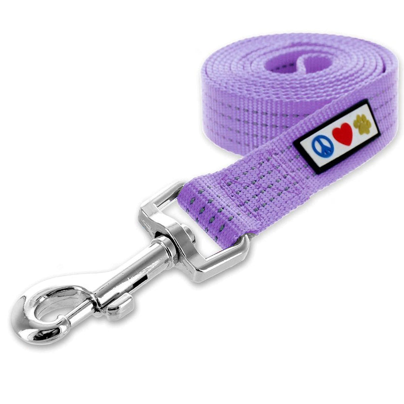 Pawtitas Value Bundle Set | Extra Small Reflective Dog Harness + Extra Small Reflective Dog Collar + Extra Small Reflective Dog Leash – Orchid Set - PawsPlanet Australia