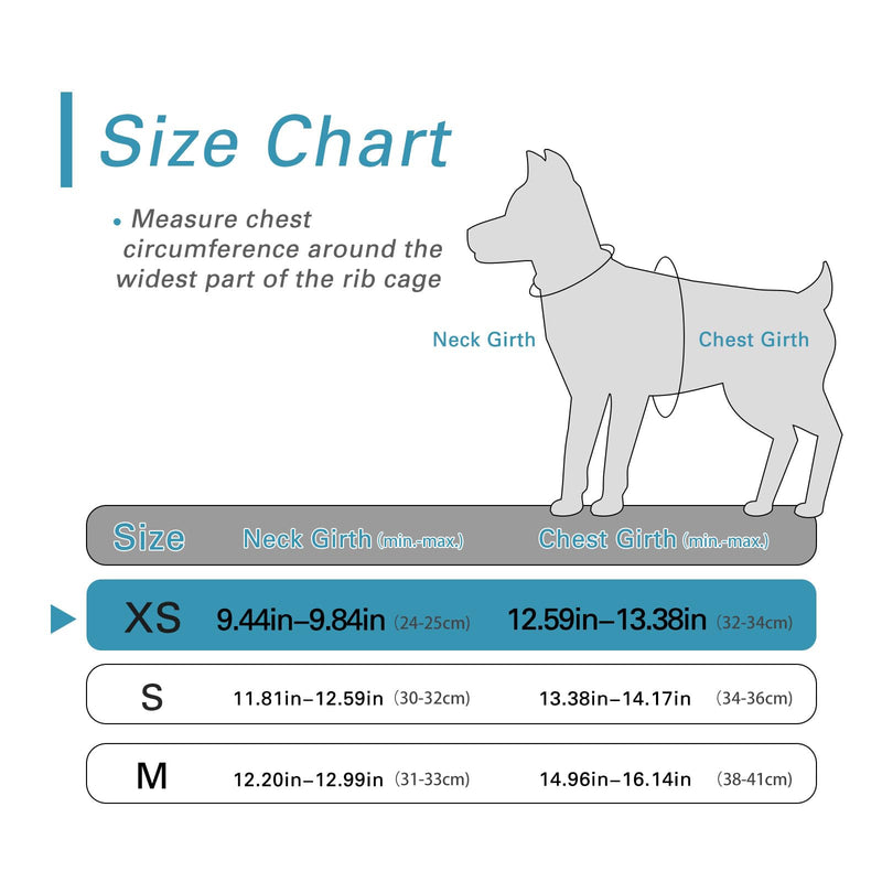 Dog Harness for Small Dogs, Small Dog Harness and Leash Set, Honeycomb Grid, Reflective Lightweight Harness & Anti-Twist Pet Lead,Dog Harness(Multi Color, Size: XS-S-M) (XS, Black) - PawsPlanet Australia