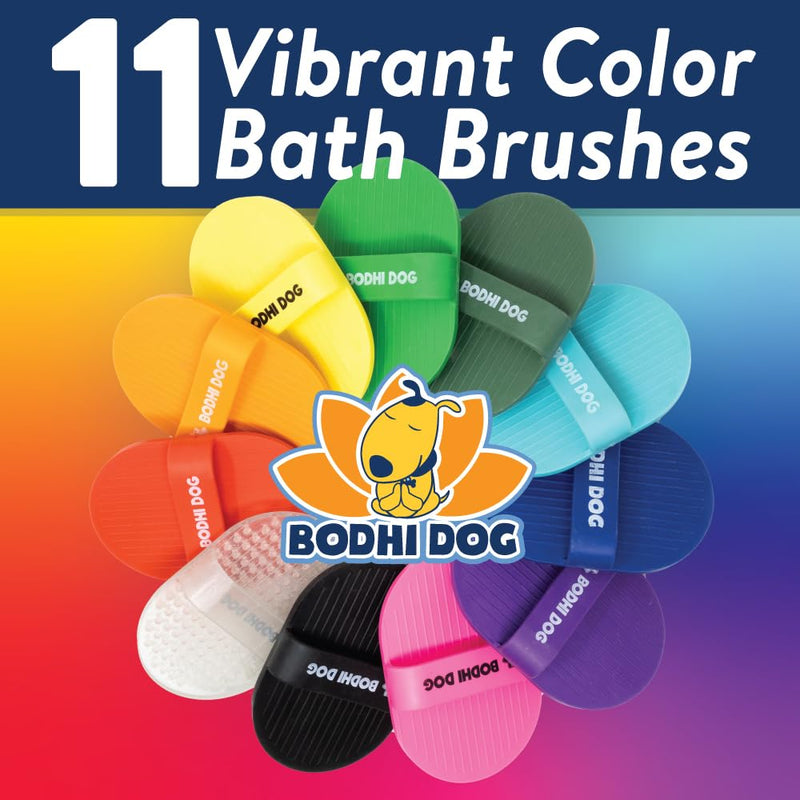 Bodhi Dog Shampoo Brush - Pet Grooming & Bath Supplies for Dogs and Cats - Bath Brush for Long & Short Hair - Premium Scrubber for Shower, Bathing & Massage (One Pack, Blue) One Pack - PawsPlanet Australia