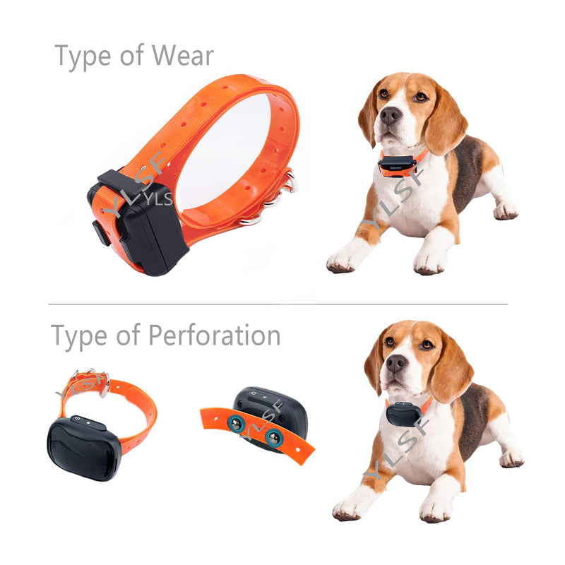 Dog Collar Strap for Most of Electronic Training Shock Collar Receivers-Adjustable Durable Waterproof Odorless 3/4 Inch Collar Replacement for Barking Fence-Pet TPU Collar Strap 1 Pack Orange - PawsPlanet Australia