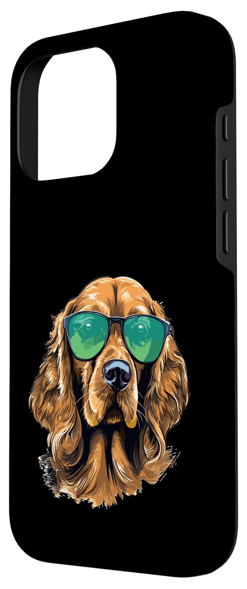 Cocker Spaniel Dog Breed Pet with Sunglasses Cute Graphic Case for iPhone 16 Pro