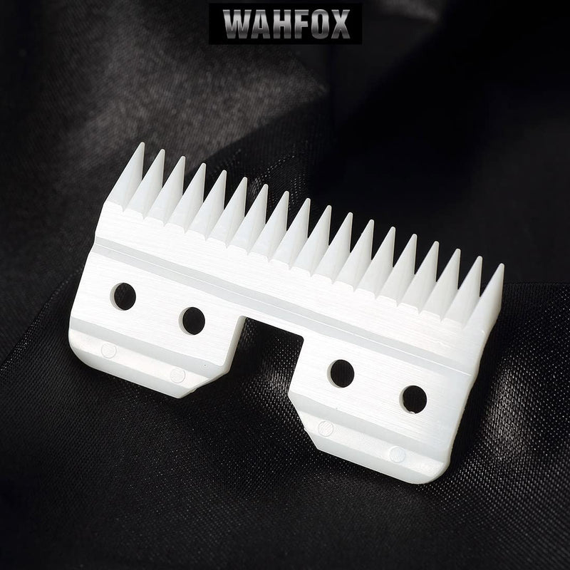 WAHFOX Ceramic Blades for Oster Fast Feed Clipper - A5 Replacement (2 pieces) 2 PCS - PawsPlanet Australia
