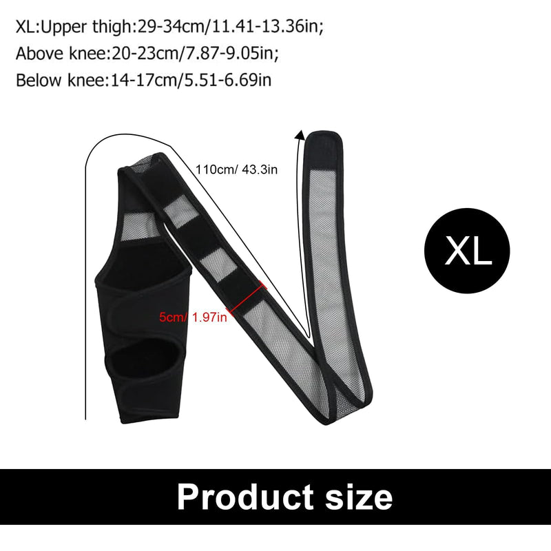 XL Lick Protection Dog Rear Leak Protection, Adjustable Lick Protection, Rear Leg Dog, Black Dog Knee Brace, Rear Leg, for Support and Protection of the Front and Rear Legs of Dogs