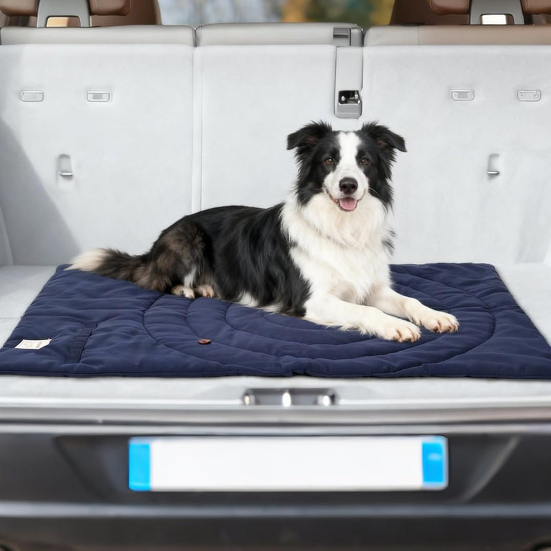 Travel Dog Bed | Camping Dog Bed | 37.4"x25.6" Waterproof Outdoor Dog Mat | Portable Place Mat for Dogs with Handle | Machine Washable | Easy Clean for Outdoor Adventures (Brown) Brown（37.4‘’x25.6‘’） - PawsPlanet Australia