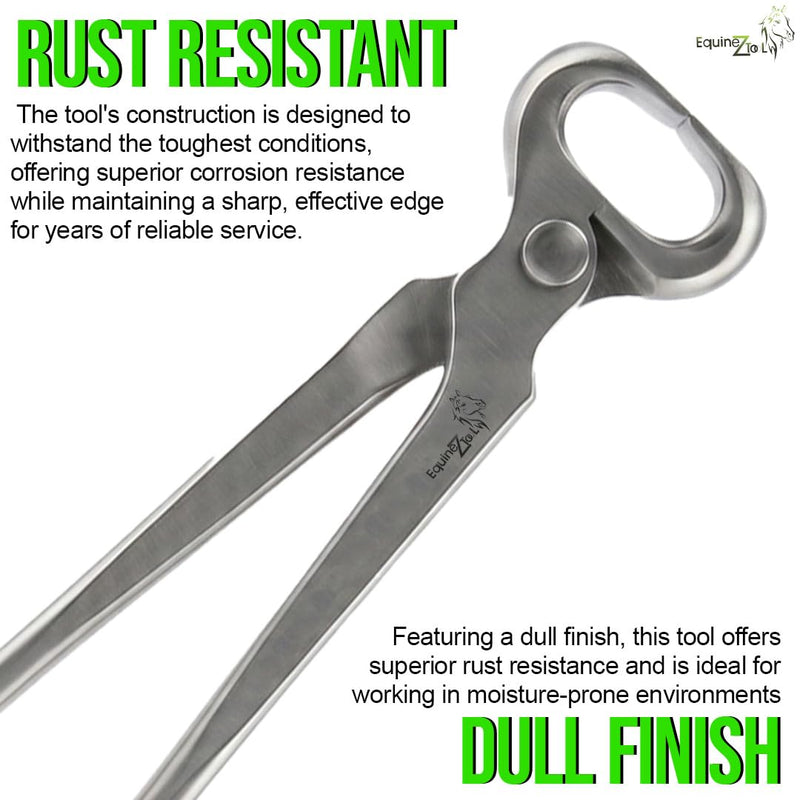 14" Horse Shoe Puller–Premium Vanadium Steel Farrier Tool with Dull Finish,Heavy-Duty Design for Professional Hoof Care,Precision Pulling,Durable,Ergonomic Grip for Efficient Hoof Removal and Shoeing