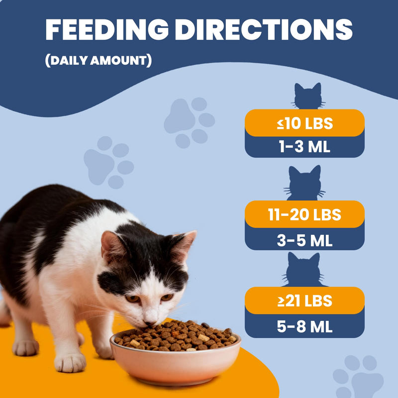 L-Lysine for Cats - Lysine for Cats - Immune System, Normal Eye Function and Respiratory Health - Cat Lysine Paste with Taurine, Omega-3, Vitamins - 60ML, Chicken Flavor