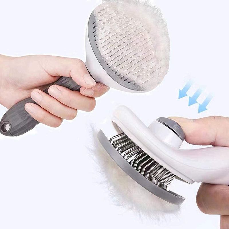 DASHH Glove + Brush for Dogs and Cats, Comb and Self-Cleaning Grooming for Pets, Removing Excess and Dead Animal Hair.