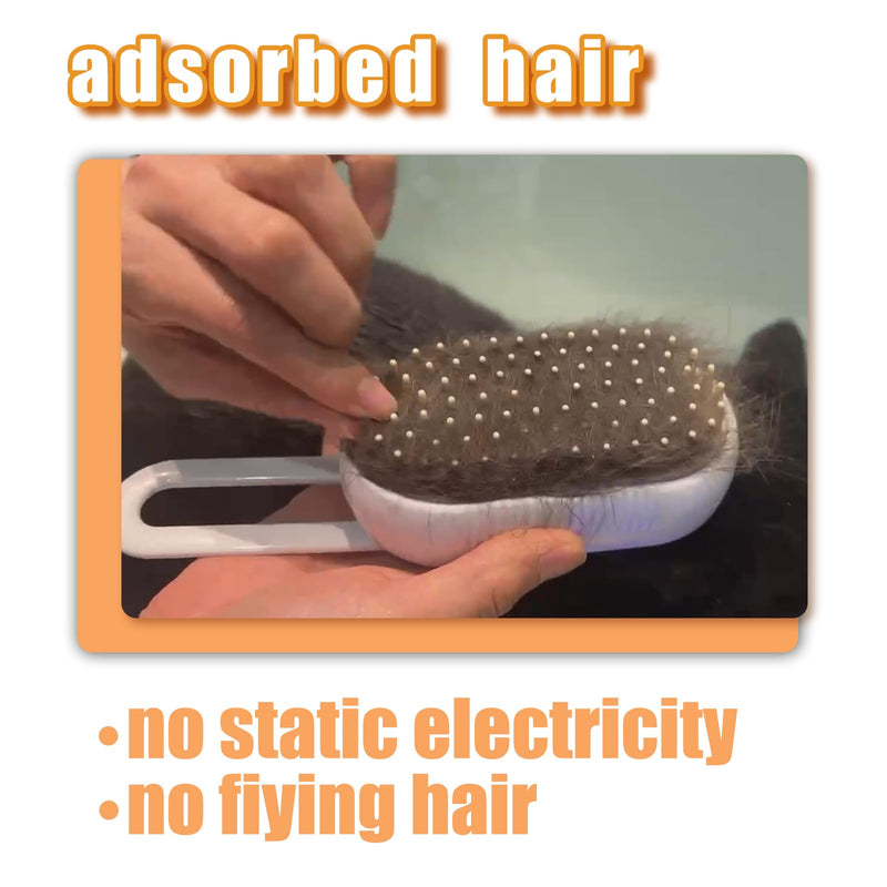 Steam Brush for Cats Dog Steam Brush,3 in 1 Pet Grooming Comb for Shedding,1PCS White - PawsPlanet Australia