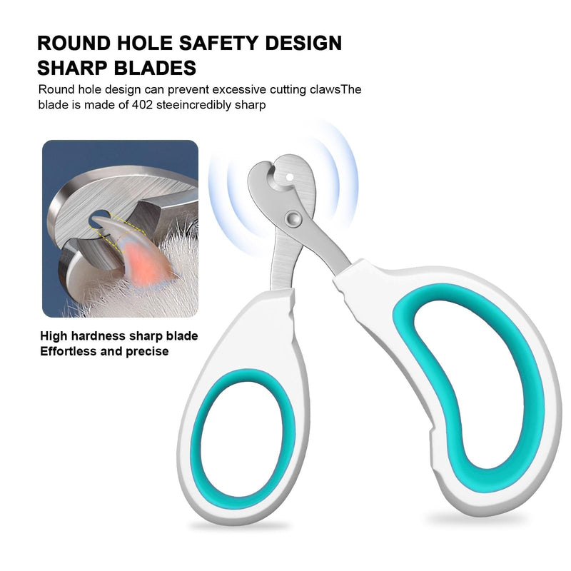 Cat Specific Nail Clipper, Avoiding Excessive Cutting, Suitable for Beginners. It Can Also be Used for Small Animals Such as Birds, Hamsters, Rabbits, Hedgehogs, Ferrets, Guinea Pigs, Etc. green - PawsPlanet Australia