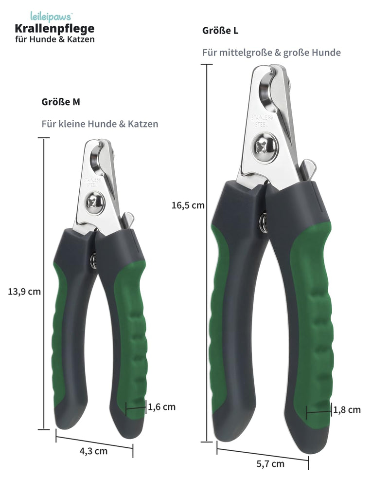 Claw Cutter for Dogs - Nail Scissors Dog Nail Clippers Dog Nail Clippers Dog Nail Clippers Dog Claw Scissors for Large Dogs Claws Cutting Dog Safe Claw Care L & M (L)