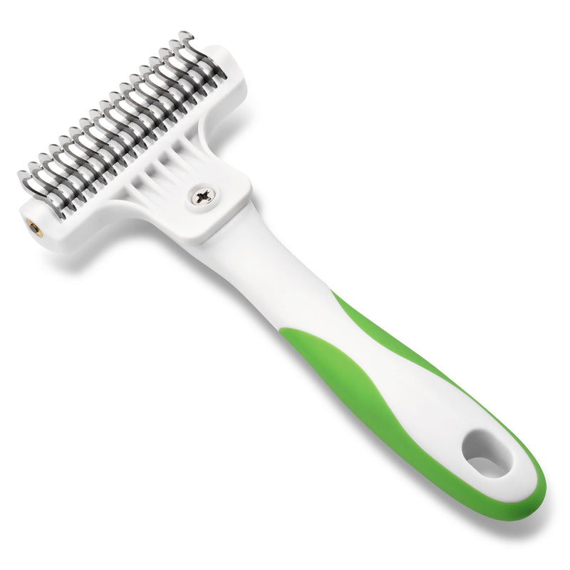 Andis Deshedding Tool - Dog Deshedding Brush - Effectively Removes Undercoat - Deshedding Brush for Dogs & Cats - Helps Strip Coat to Reduce Shedding - Rubber Grip Handle
