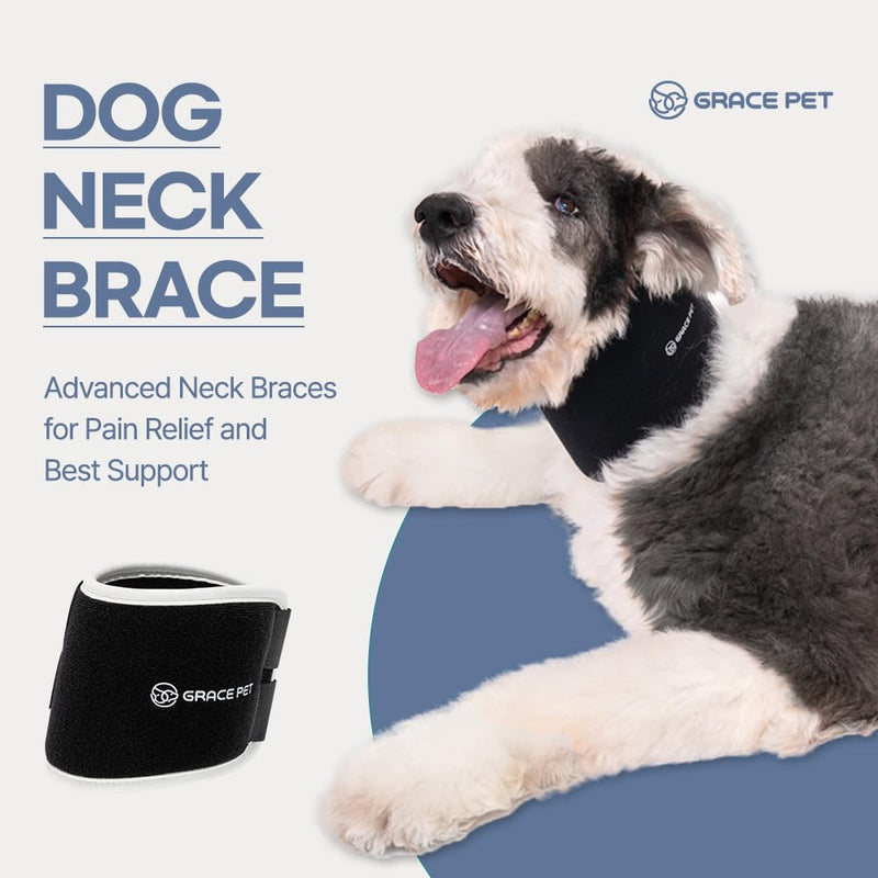 Premium Dog Neck Brace - Comfort, Support, Fast Recovery, Supports Pet's Necks with Intervertebral Disk Disease (IVDD), Support Cervical Sprain Instability, Adjustable Neck Brace (Small)