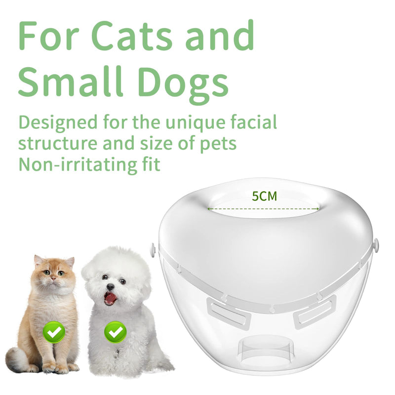Cat Inhaler Mask, Oxygen Mask for Cats and Puppies, Pet Oxygen Mask and Tube, Suitable for Cats and Small Dogs (Equipment Not Included) （S） S - PawsPlanet Australia