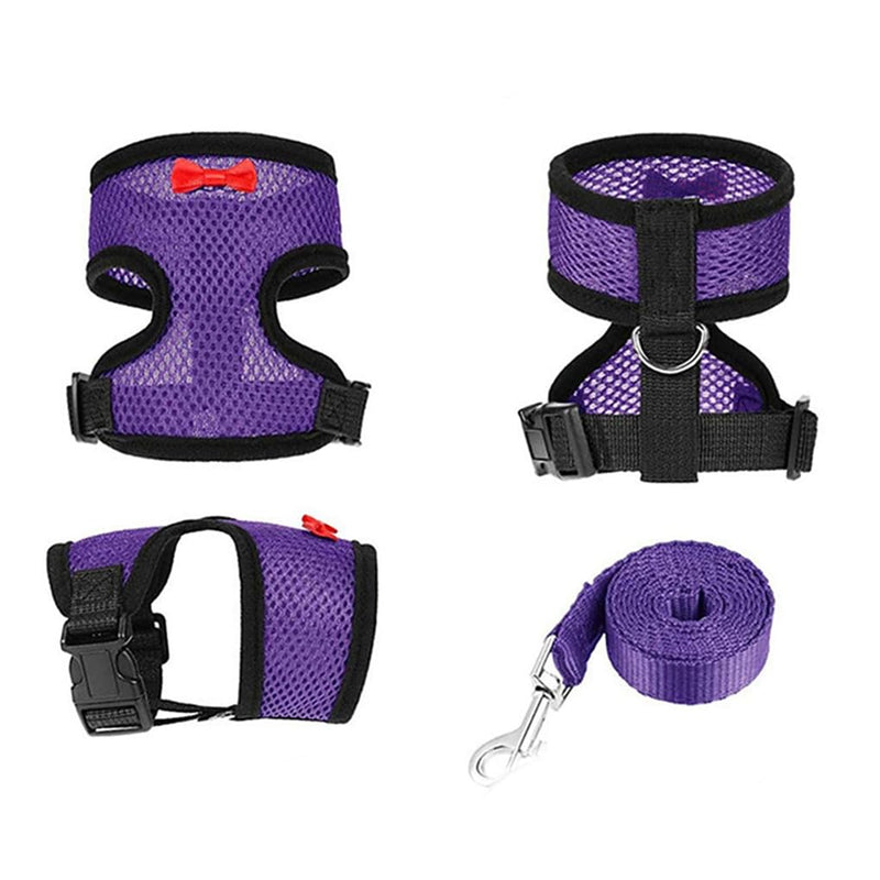Chicken Harness and Leash Set Adjustable Mesh Breathable Duck Training Harness Pets Leashs for Goose Hen Rooster Parrots Dog Kitten, Blue M M( Chest 18.1-20.5") - PawsPlanet Australia