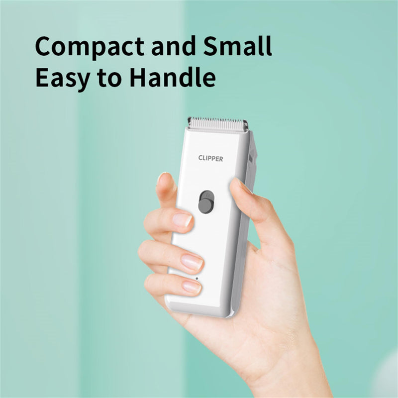 Handy Dog Cat Clippers - Professional Cordless Grooming Tools - Low Noise Pet Hair Trimmer Kit, AP005, White Ap005-white
