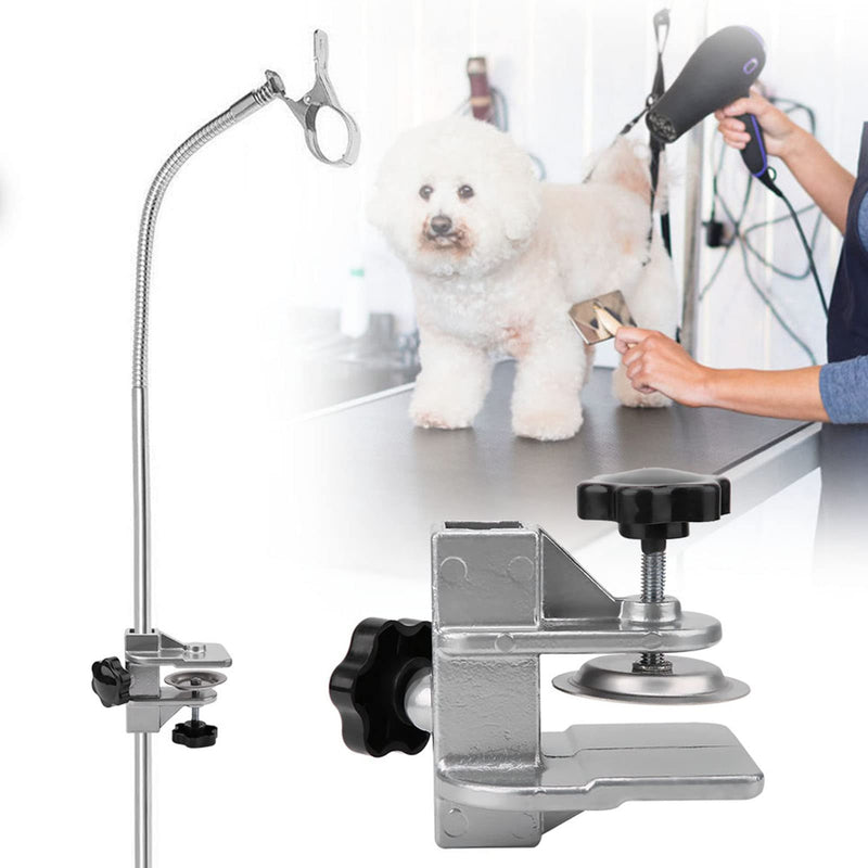 Grooming Table Clamp, Aluminum Pet Grooming Table Arms Aid Accessory Dog Cat Hair Dryer Clamp Clip Holder Pet Grooming Table Accessories for Professional and Home Use (Inner - PawsPlanet Australia