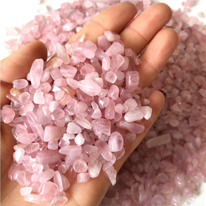 POPETPOP Aquarium Pebbles Pink-Fish Tank Gravel Rock Crystal Stones for Fish Tank/Terrariums/Garden/Flowerpot/Glassware/Vases Decoration (100g 5-7mm) - PawsPlanet Australia