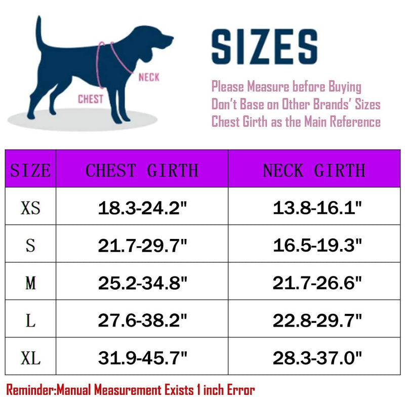 Cymiler Service Dog Vest,No-Pull Dog Harness and Leash Set,Adjustable Oxford Reflective Service Dog Vest Harness with Handle for Outdoor Walking Training,Easy Control for Small Medium Large Dogs Small (Pack of 1) Red - PawsPlanet Australia