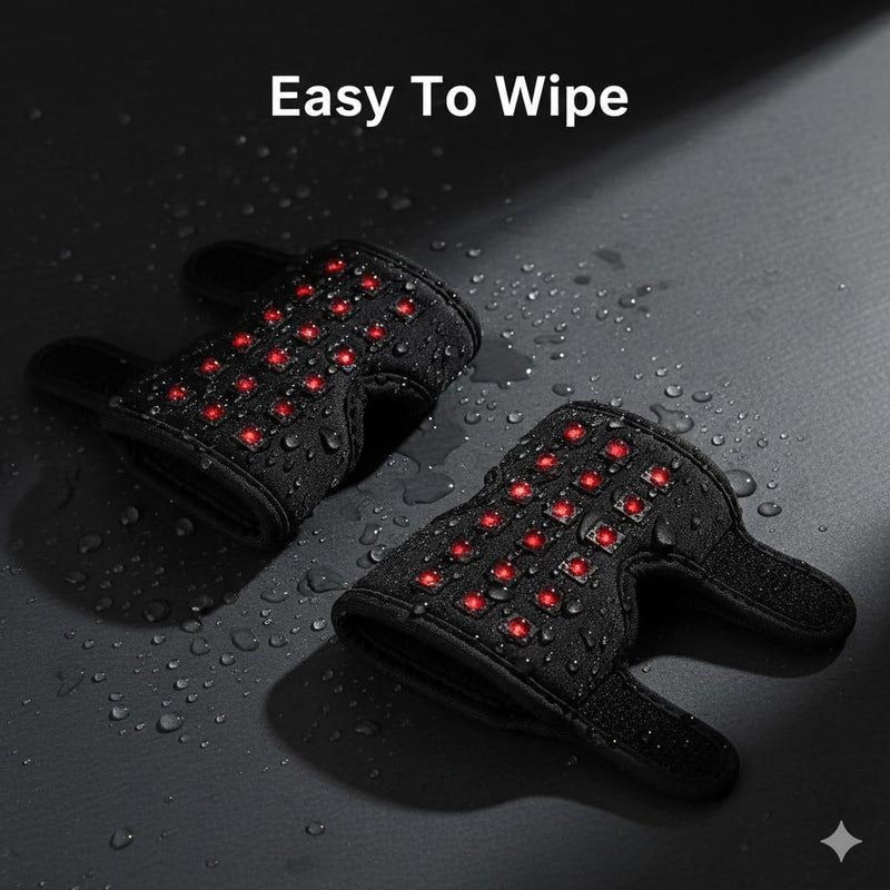 Infrared Red Light Therapy Belt for Pets - Adjustable LED Pad for Dogs & Cats, 660/850nm Red Light Therapy for Pain Relief on Body & Legs, USB Charging, Foldable & Soft