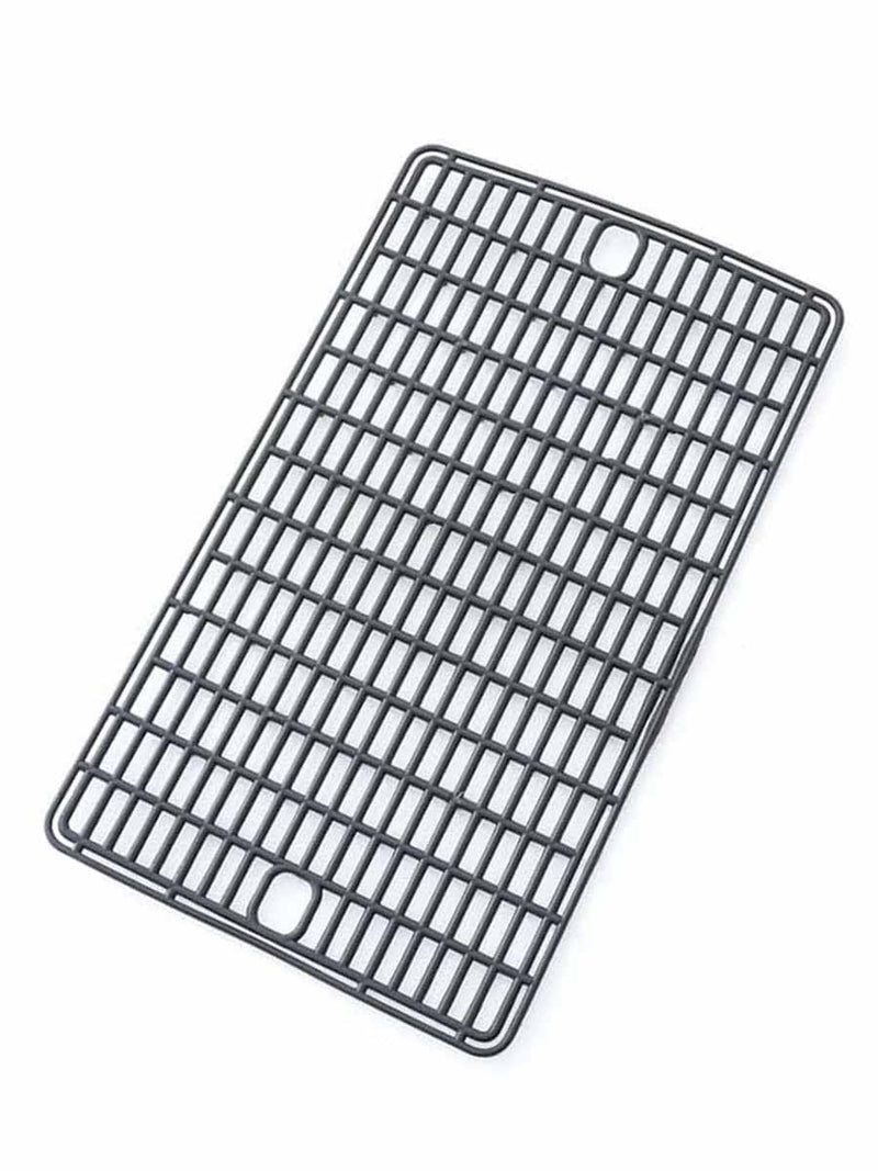 Plastic Mesh Tray for Pets Extra Protection for Pan for Dogs and Cats Cage Carrier, Anti-Leak Floor Grid with Small Legs (15,75" Dx9,45 Wx0,39 H) Black Colour - PawsPlanet Australia