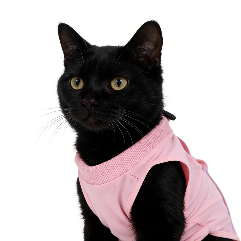 GALPADA Breathable Cat Recovery Suit for Female Kittens After Surgery with Adjustable Cat Bodysuit, Soft Surgical Protective Suit to Protect Against Licking, Machine Washable