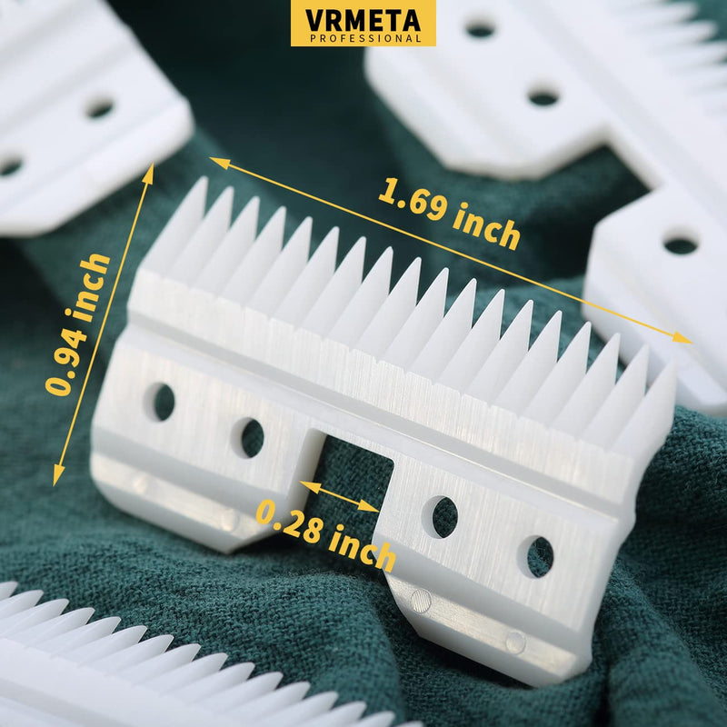4 Pcs Fast Feed Ceramic Blades Fit Oster Fast Feed Clipper Oster A5 Fast Feed Ceramic Cutters Blade Fast Feed Replacement Blade Fit Wahl KM Series 4 Pcs W - PawsPlanet Australia