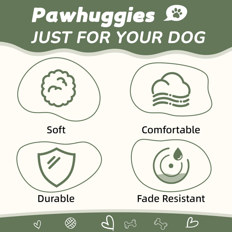 Dog Harness and Leash Set for Large Dogs, Anti-Odor & Soft, Comfortable for Sensitive Skin, No Pull Easy Walk Step-in Adjustable Dog Harness with Leash, Green(90% Bamboo, 10% Polyester) Green Set L 1"W 18"-20"L - PawsPlanet Australia