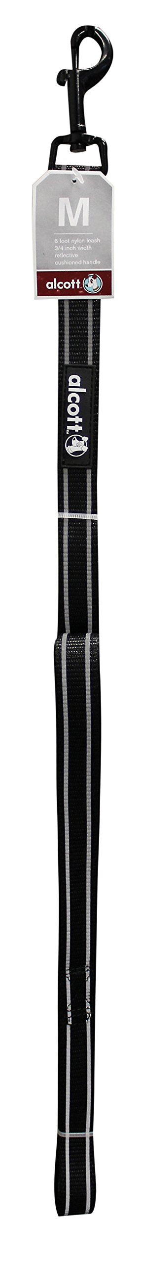 alcott Adventure Dog Leash, Medium, Black - PawsPlanet Australia