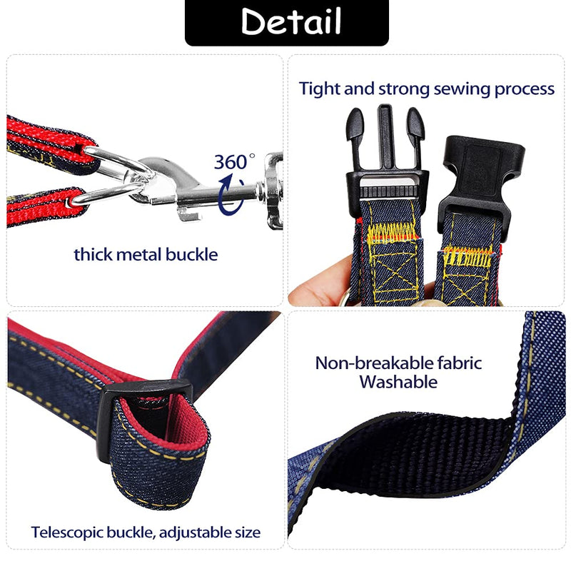 3 Pack Adjustable Cat Harness with Leash Collar Set，Escape Proof Kitten Walking Jacket，Soft Breathable Pet Vest for Kitten Kitty Cat Puppy Small Dog - PawsPlanet Australia