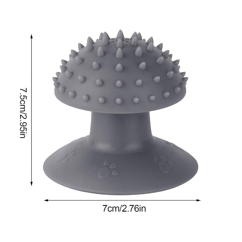 Grey Cat Corner Scratcher | Cat Corner Self Groomer - Remove Loose Fur, Removable Design for Cleaning, Cat Massage Combs for Short Long Fur Cats Grooming,Kitten Puppy Massager Brushes - PawsPlanet Australia