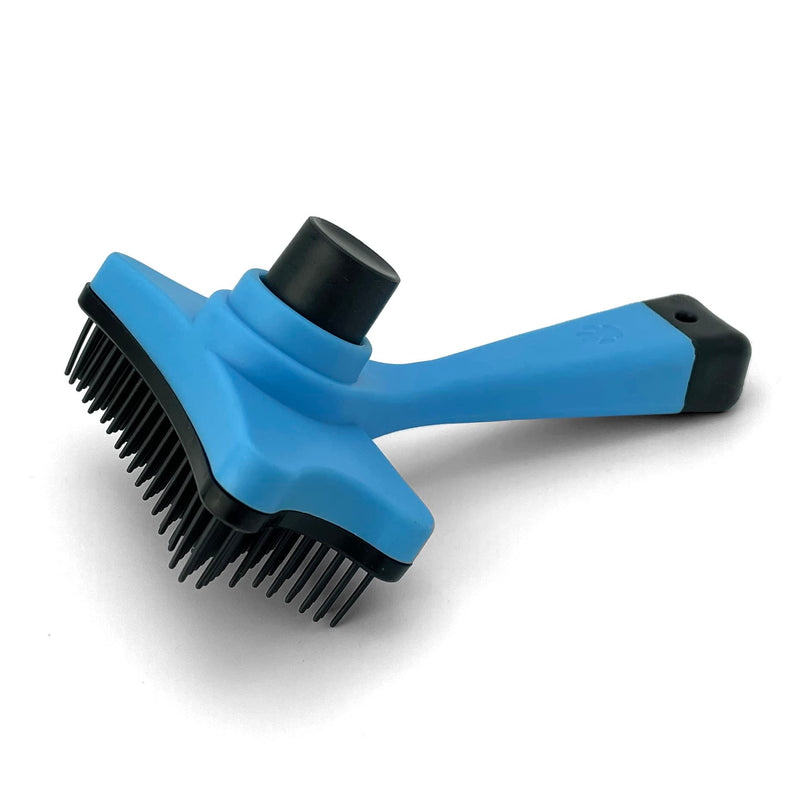 Cutie's PetBox Small Self-Cleaning Retractable Grooming Brush for Puppies and Cats - 4.75" Size - PawsPlanet Australia