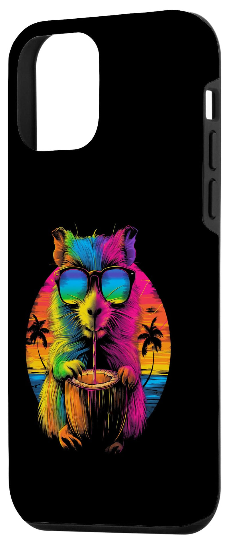 iPhone 12 mini Guinea Pig Pet Sunglasses Beach Popart Case iPhone 12 mini - PawsPlanet Australia