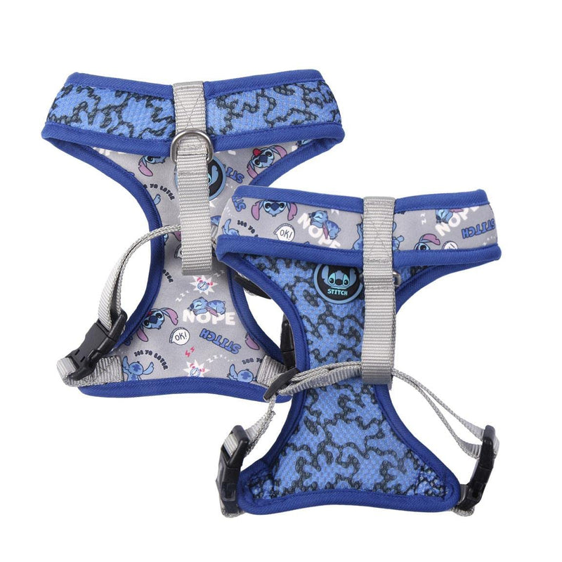 CERDÁ LIFE'S LITTLE MOMENTS Stitch Dog Harness XS-S, Adjustable Pet Harness for Small Dogs and Puppies, Lightweight Dog Walking Harness with Stitch Design Multicolor