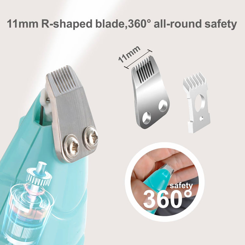 Dog Paw Trimmer with LED Light, Electric Dog Clippers for Groomming, Cordless Rechargeable Low-Noise Pet Micro Precision Trimmer, Shavers for Paws, Ears, Face, Rump - PawsPlanet Australia