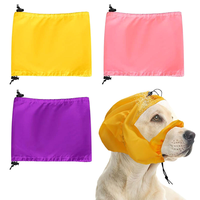 Pet Caps Ear Wrapping Ear Covers for Bathing Adjustable Size Waterproof Bath Caps Ear Protectors Pet Bath Accessories Dog Wrap