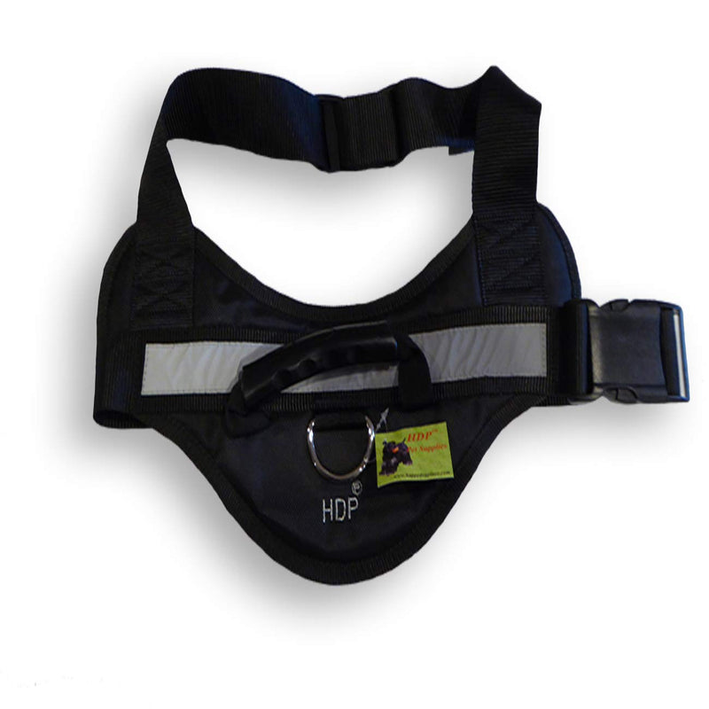 HDP Big Dog Soft No Pull Harness Size:Medium Color:Black Medium Black - PawsPlanet Australia